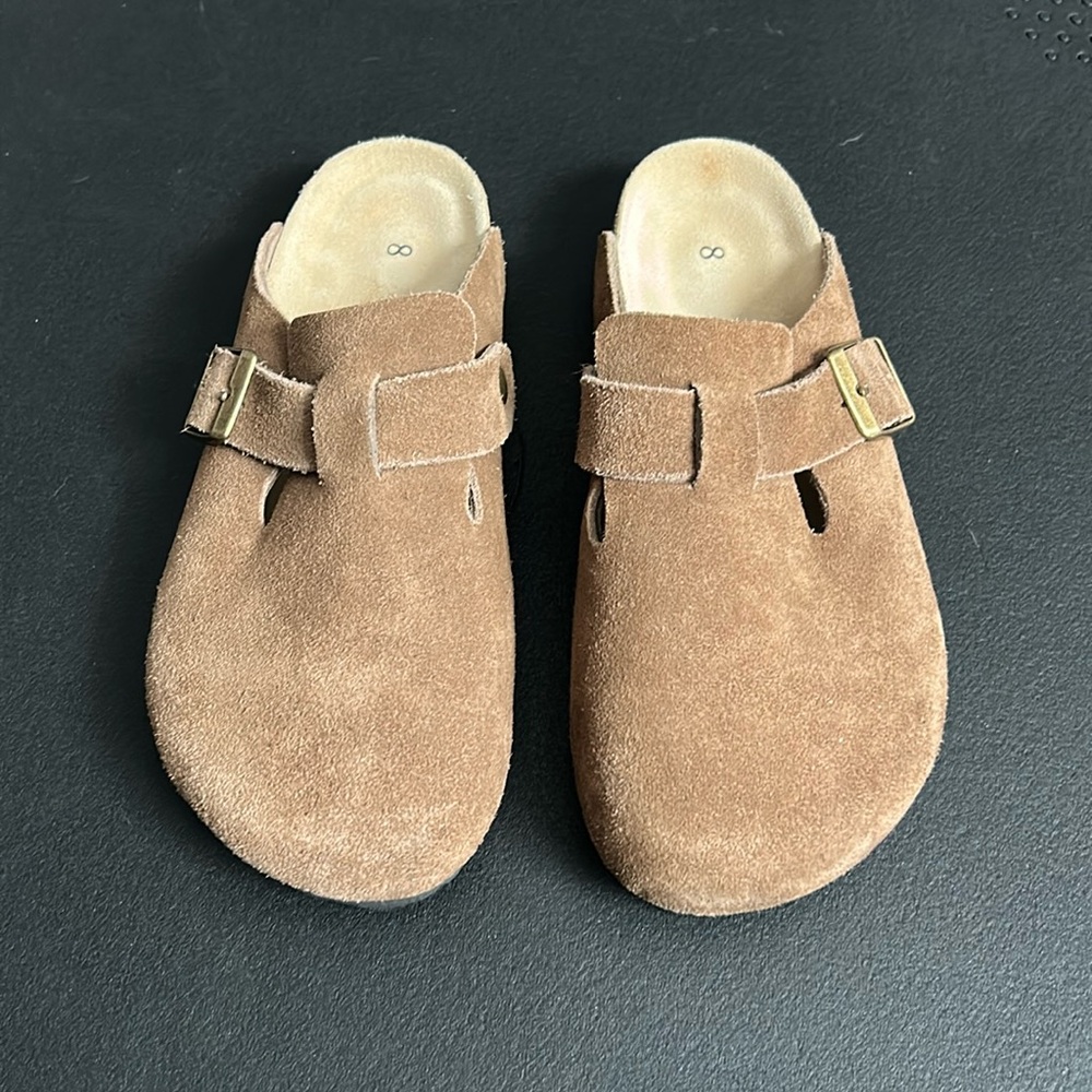 Quince Suede Clogs